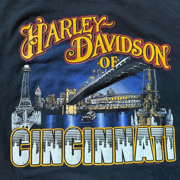 1988 Harley-Davidson Single Stitch Vintage Pocket T-Shirt - Picture 4 of 15